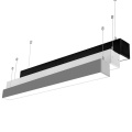 ETL CETL DLC UGR 19 130LM/W Linear Shop Light, Suspended led linear, Linear Up Down Light